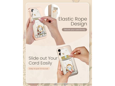 Portefeuille — Magnetic Card Holder with Ring Stand for Phone - Fits 7 Cards
