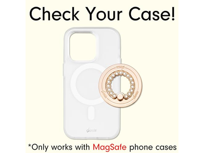 Poignée pour téléphone — Magnetic Phone Grip and Ring Holder with Rotatable Kickstand