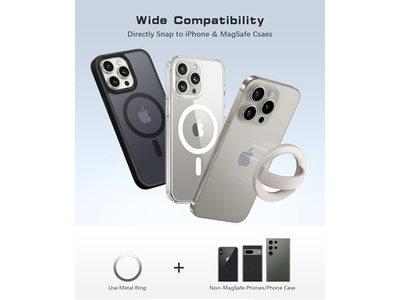 Poignée pour téléphone — Magnetic Phone Grip Compatible with MagSafe