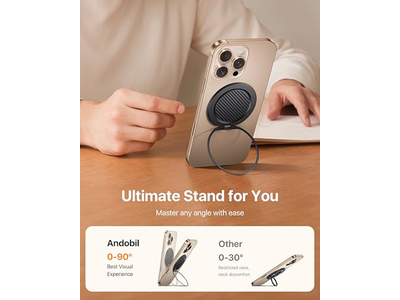 Poignée pour téléphone — Magnetic Phone Grip for MagSafe Phone Ring Holder