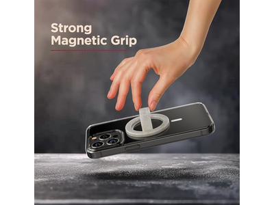 Poignée pour téléphone — Magnetic Phone Grip Holder with Silicone Finger Loop Ring