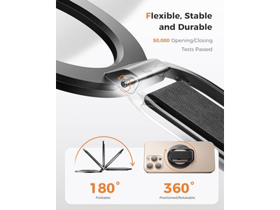 Poignée pour téléphone — Magnetic Phone Grip with MagSafe Strap