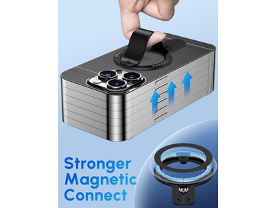 Poignée pour téléphone — Magnetic Phone Ring Holder Detachable for iPhone 16