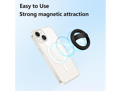 Poignée pour téléphone — Magnetic Silicone Ring Grip Phone Holder