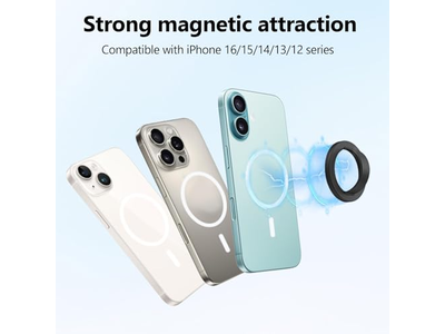 Poignée pour téléphone — Magnetic Silicone Ring Grip Phone Holder
