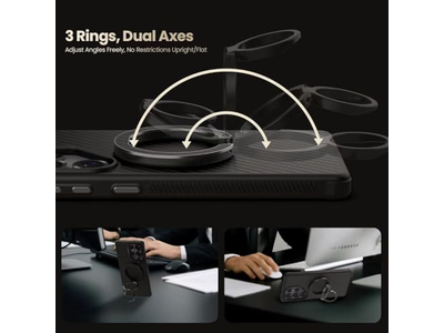 Poignée pour téléphone — MagSafe Phone Grip Ring Holder for Double Sided Magnet