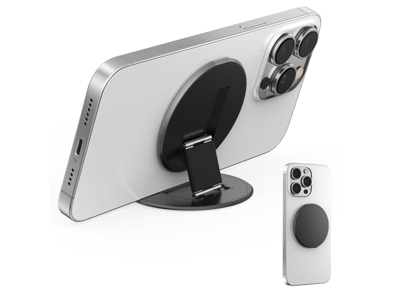 Poignée pour téléphone — Two-Sided Magnetic Phone Ring Holder with Kickstand and Grip