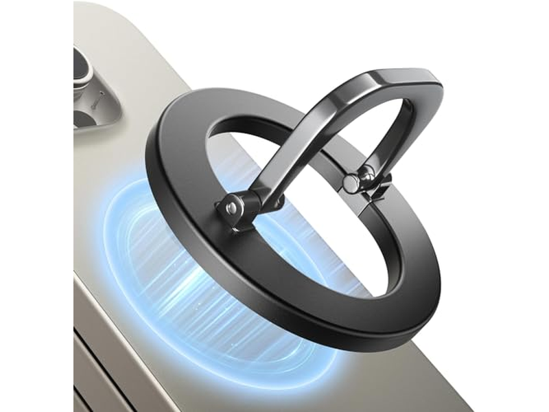 Poignée pour téléphone — Adjustable Magnetic Phone Ring Holder Removable Finger Phone Ring