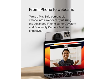 Support pour téléphone — iPhone MagSafe Camera Mount for MacBook, iPhone Continuity Camera Mount