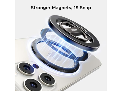 Poignée pour téléphone — Magnetic Phone Grip for MagSafe Holder Universal Strong Ring Stand