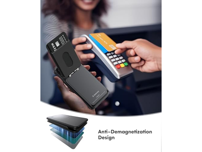 Portefeuille — Magnetic Wallet for iPhone with Adjustable Stand and Card Holder