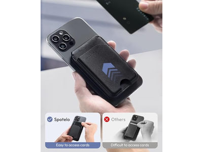 Portefeuille — Magnetic Wallet for iPhone with Adjustable Stand and RFID Blocking
