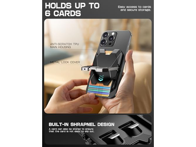 Portefeuille — Magnetic Wallet Stand for iPhone with RFID Blocking and Card Holder