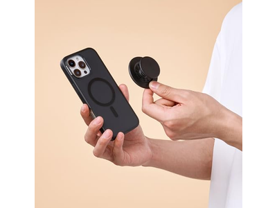 Poignée pour téléphone — Phone Grip for MagSafe with Kickstand and Magnetic Stand - Black