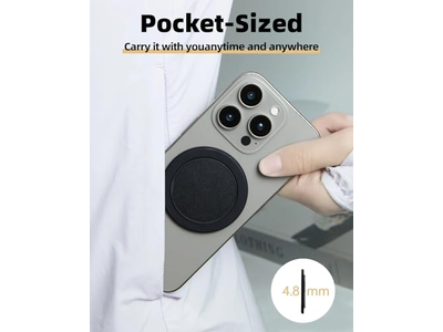 Poignée pour téléphone — Ultra-Thin MagSafe Phone Grip Multi-Angle Ring Holder Stand with 360degree